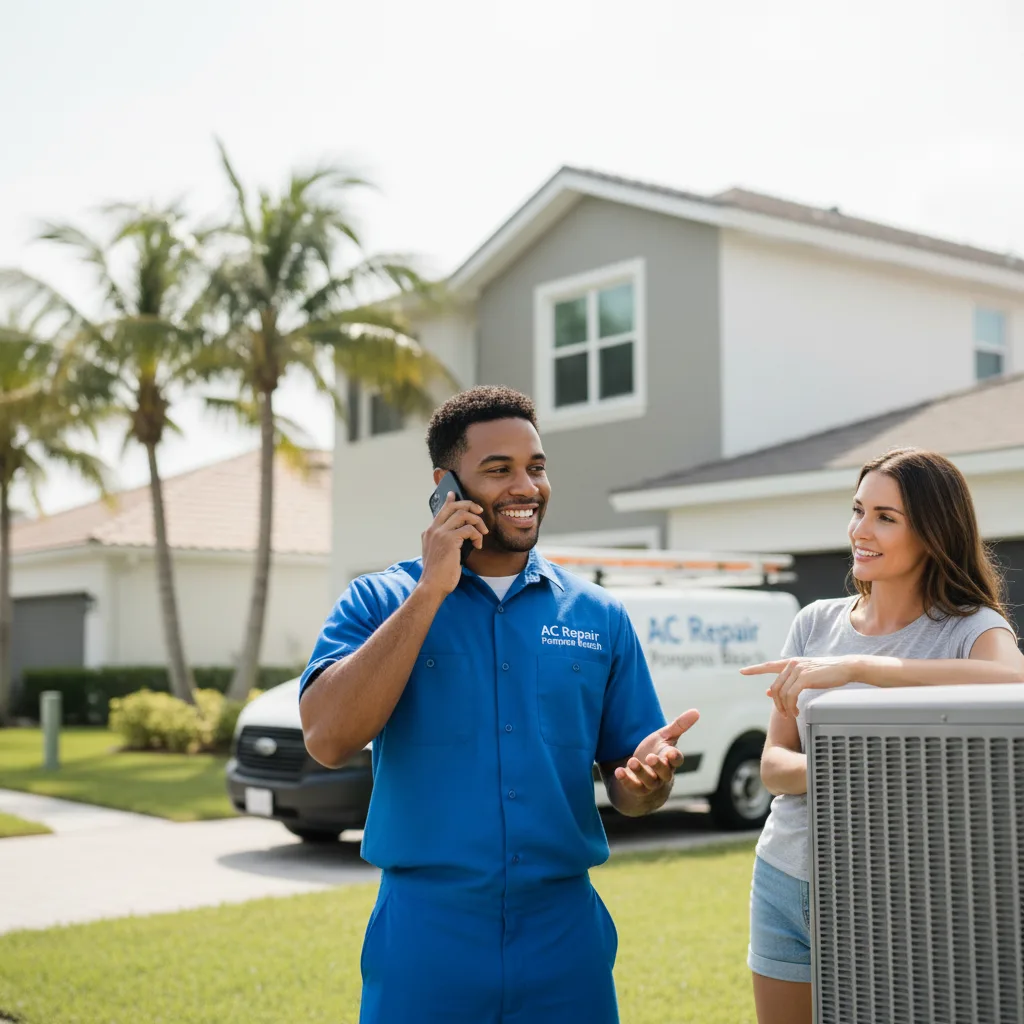 AC Repair Pompano Beach customer support in Lehigh Acres